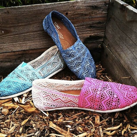 Toms crochet on sale